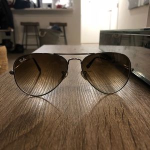 Ray Ban Aviator- brown gradient